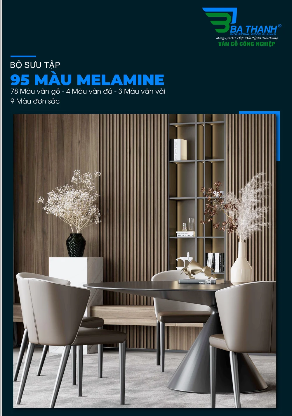 Bìa Bộ sưu tập 95 màu Melamine Ba Thanh 2025