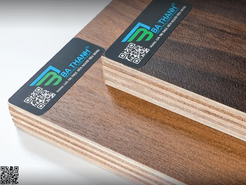Plywood phủ Melamine