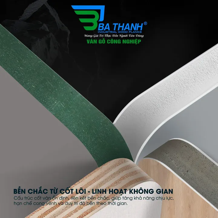 Kích thước và độ dày ván công nghiệp: khổ tấm, ván 17mm hay 18mm, dày bao nhiêu cho từng bộ phận