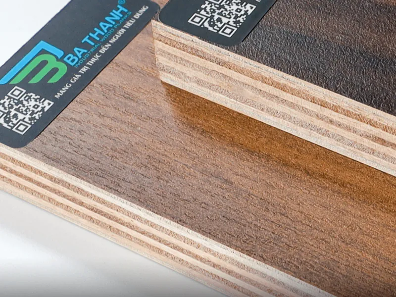 Plywood phủ Melamine